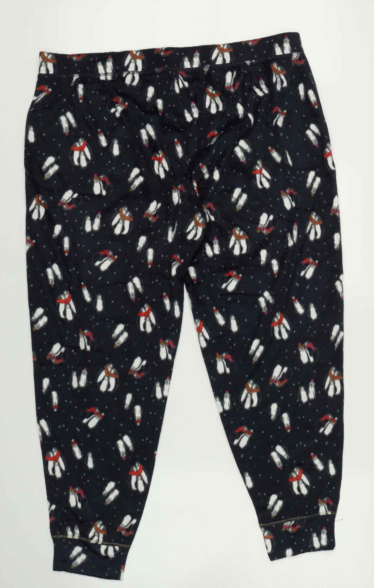 M&S Mens Blue Animal Print   Pyjama Pants Size L