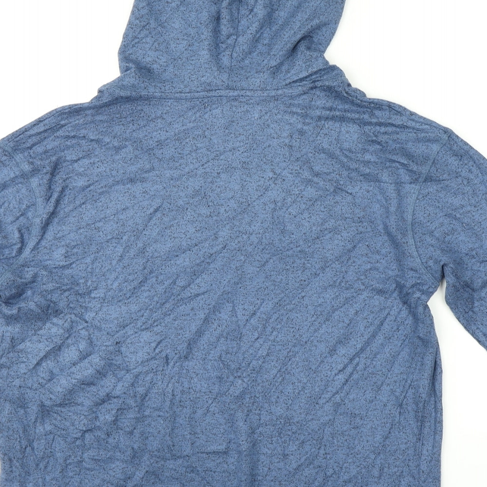 M&S Boys Blue   Pullover Hoodie Size 13-14 Years