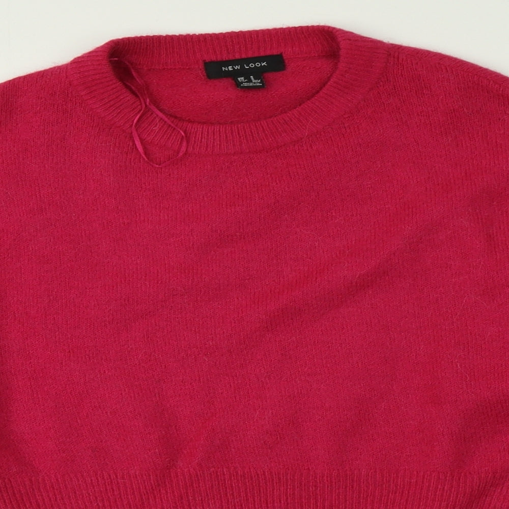 New Look Womens Pink   Pullover Jumper Size S