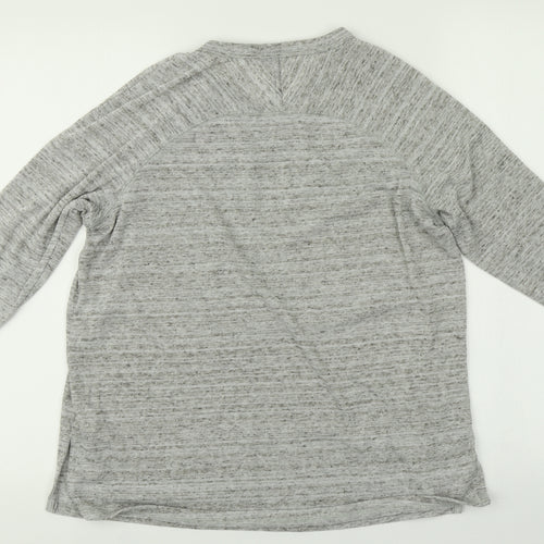M&S Womens Grey   Basic T-Shirt Size 14