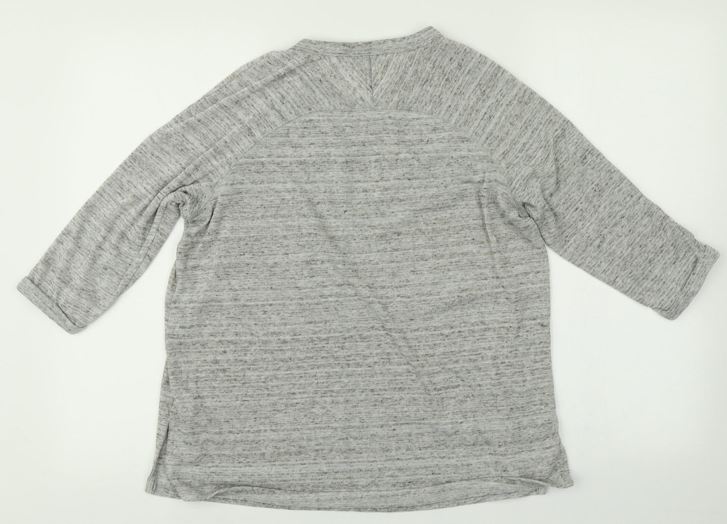 M&S Womens Grey   Basic T-Shirt Size 14