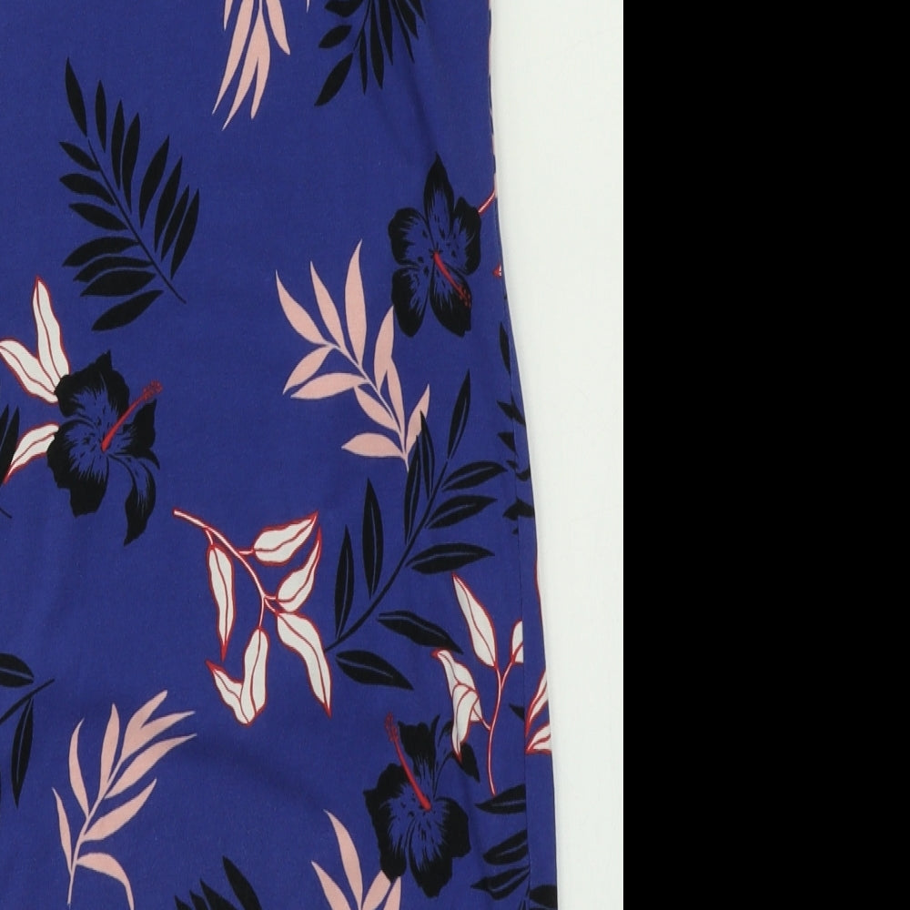 New Look Girls Blue Floral  Pencil Dress  Size 14-15 Years