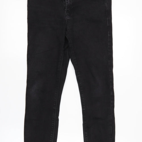Denim Co. Womens Black   Straight Jeans Size 10 L28 in