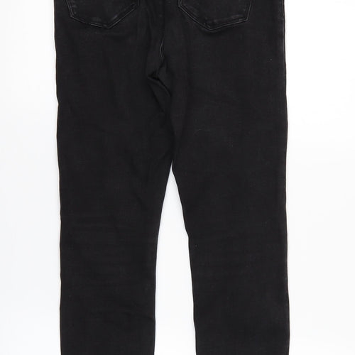Denim Co. Womens Black   Straight Jeans Size 10 L28 in