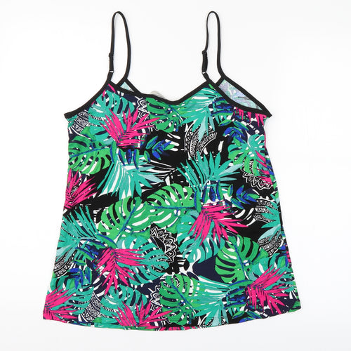 George Womens Multicoloured Floral  Basic Tank Size 8