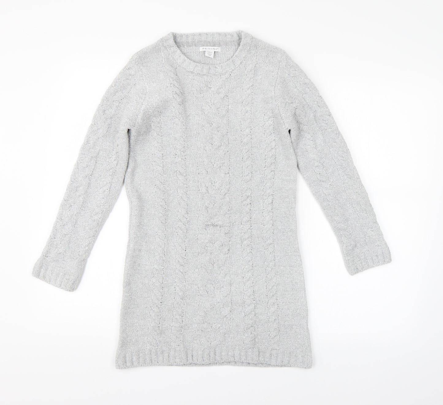 Primark Girls Grey   Pullover Jumper Size 9-10 Years