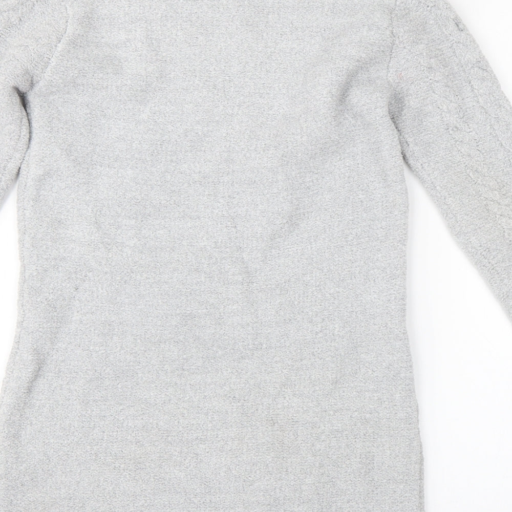 Primark Girls Grey   Pullover Jumper Size 9-10 Years
