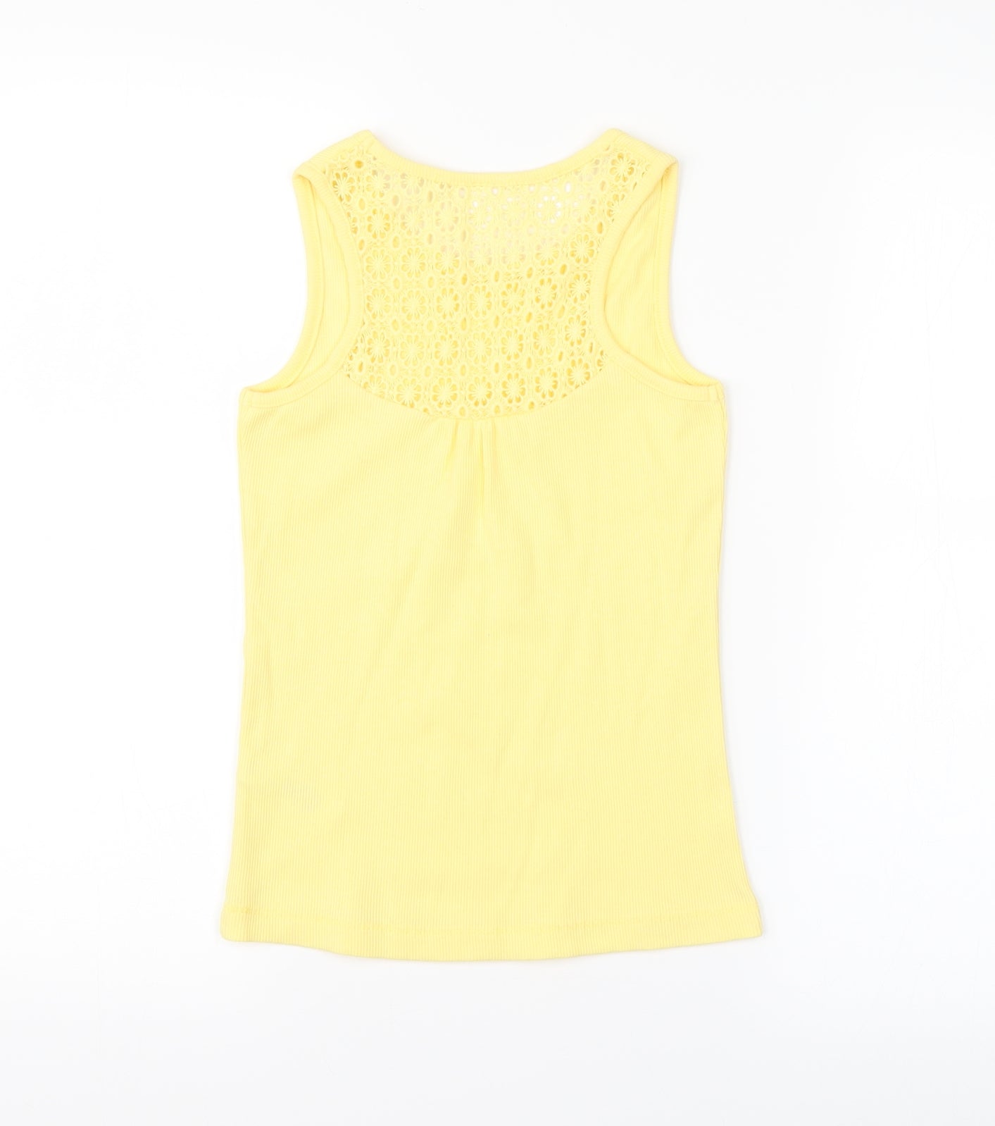 George Girls Yellow   Basic Tank Size 8-9 Years