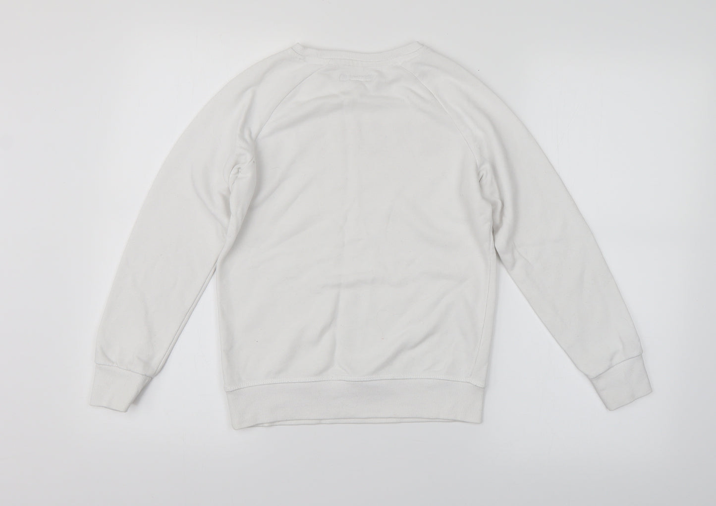Primark Girls White   Pullover Jumper Size 10-11 Years  - Over it!