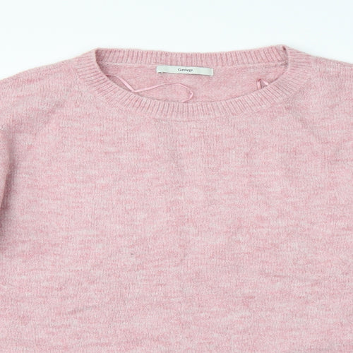 George Womens Pink   Pullover Jumper Size 16