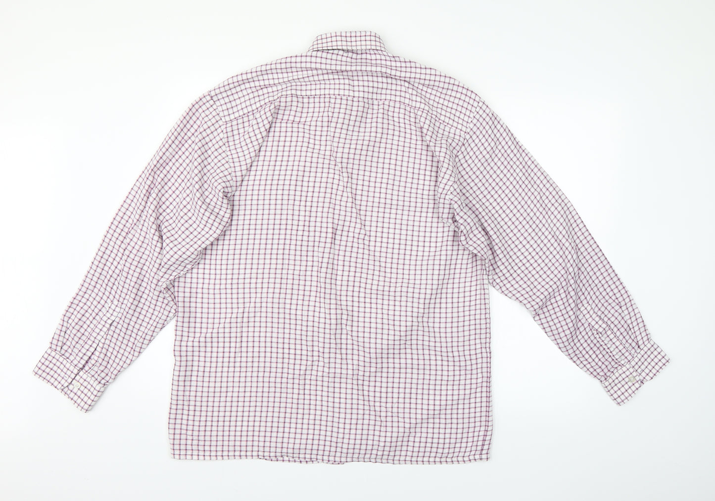 Oxford Mens Multicoloured Check   Button-Up Size L