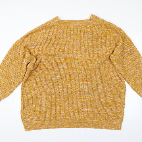 Capsule Womens Orange   Pullover Jumper Size L
