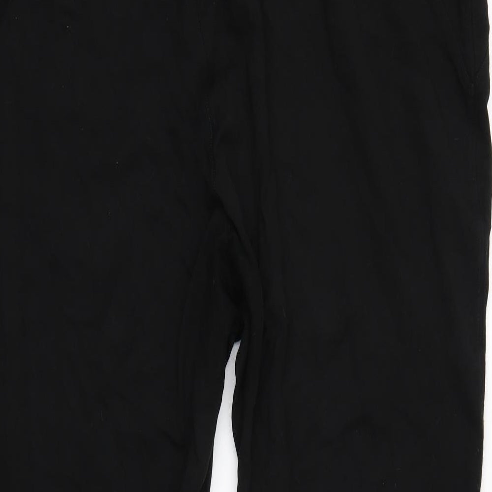 New Look Womens Black    Trousers Size 24 L28 in