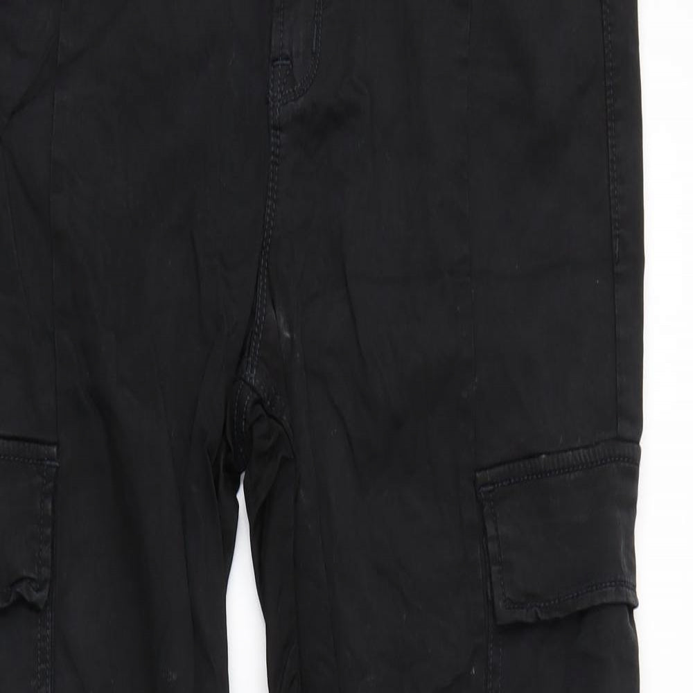 Old Navy Womens Black   Cargo Trousers Size 12 L28 in - Super skinny