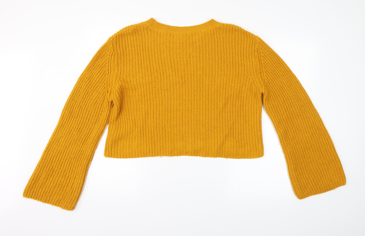 Primark Womens Orange Striped  Pullover Jumper Size 12