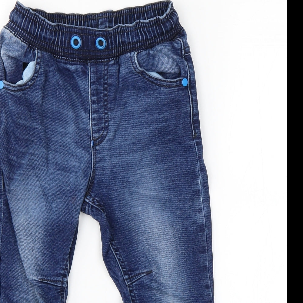 George Boys Blue   Straight Jeans Size 3-4 Years