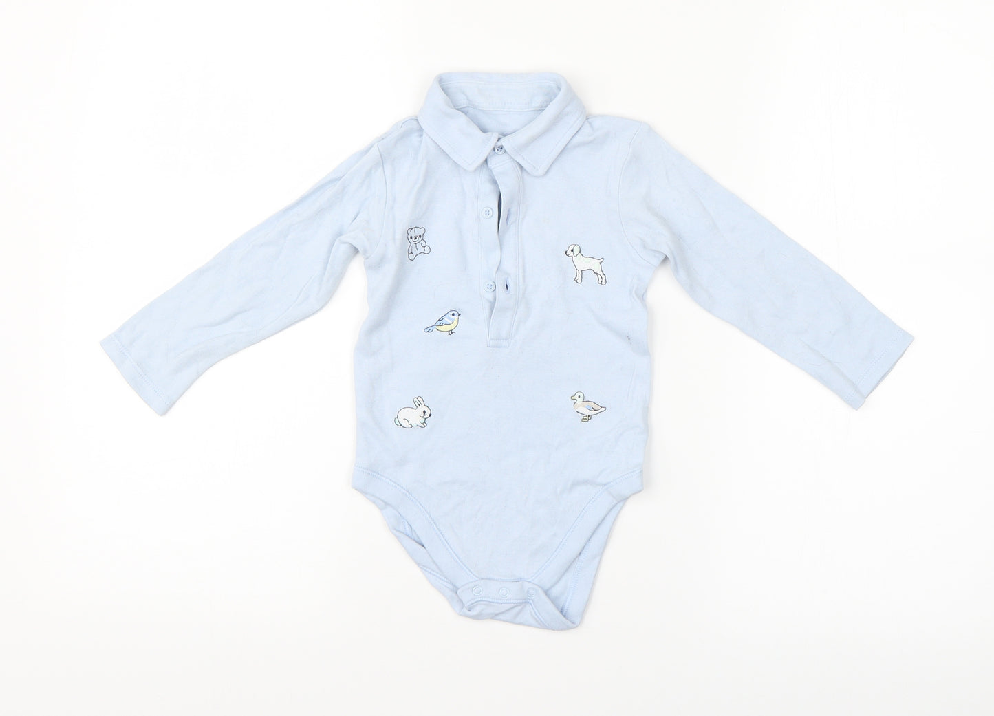 Nutmeg Baby Blue   Basic Casual Size 12-18 Months