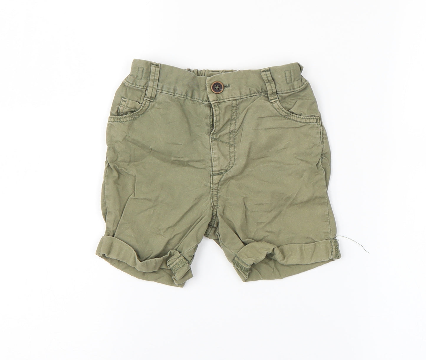 Nutmeg Baby Green   Cropped Trousers Size 12-18 Months