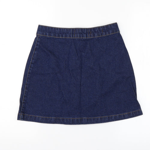 New Look Womens Blue   A-Line Skirt Size 6