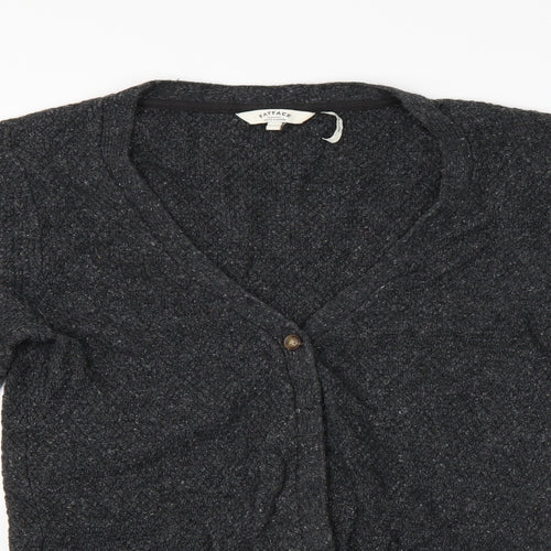 Fat Face Womens Grey   Cardigan Jumper Size 10