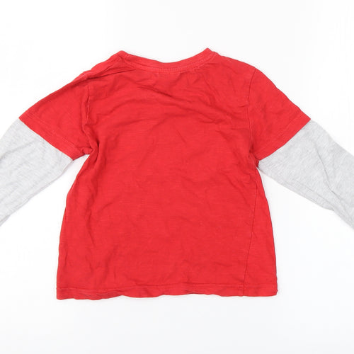 Preworn Boys Red   Basic T-Shirt   - Super Mario