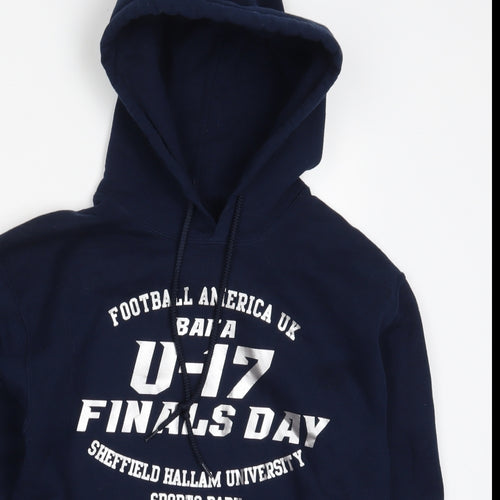 Gildan Mens Blue   Pullover Hoodie Size S  - American Football