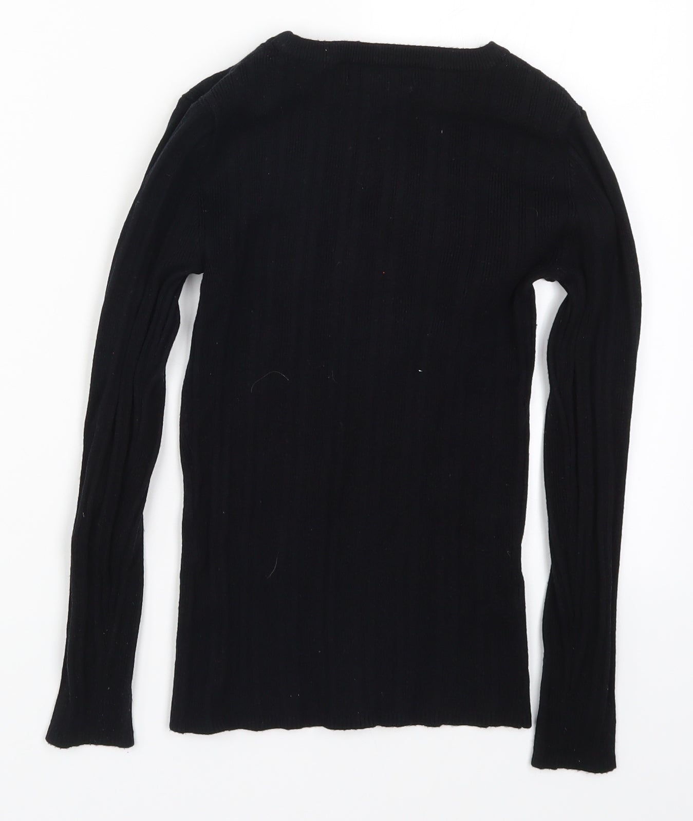 Primark Womens Black  Knit Pullover Jumper Size 10