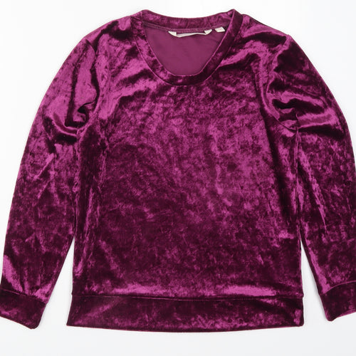 Forever Dreaming Womens Pink Solid  Top Pyjama Top Size S