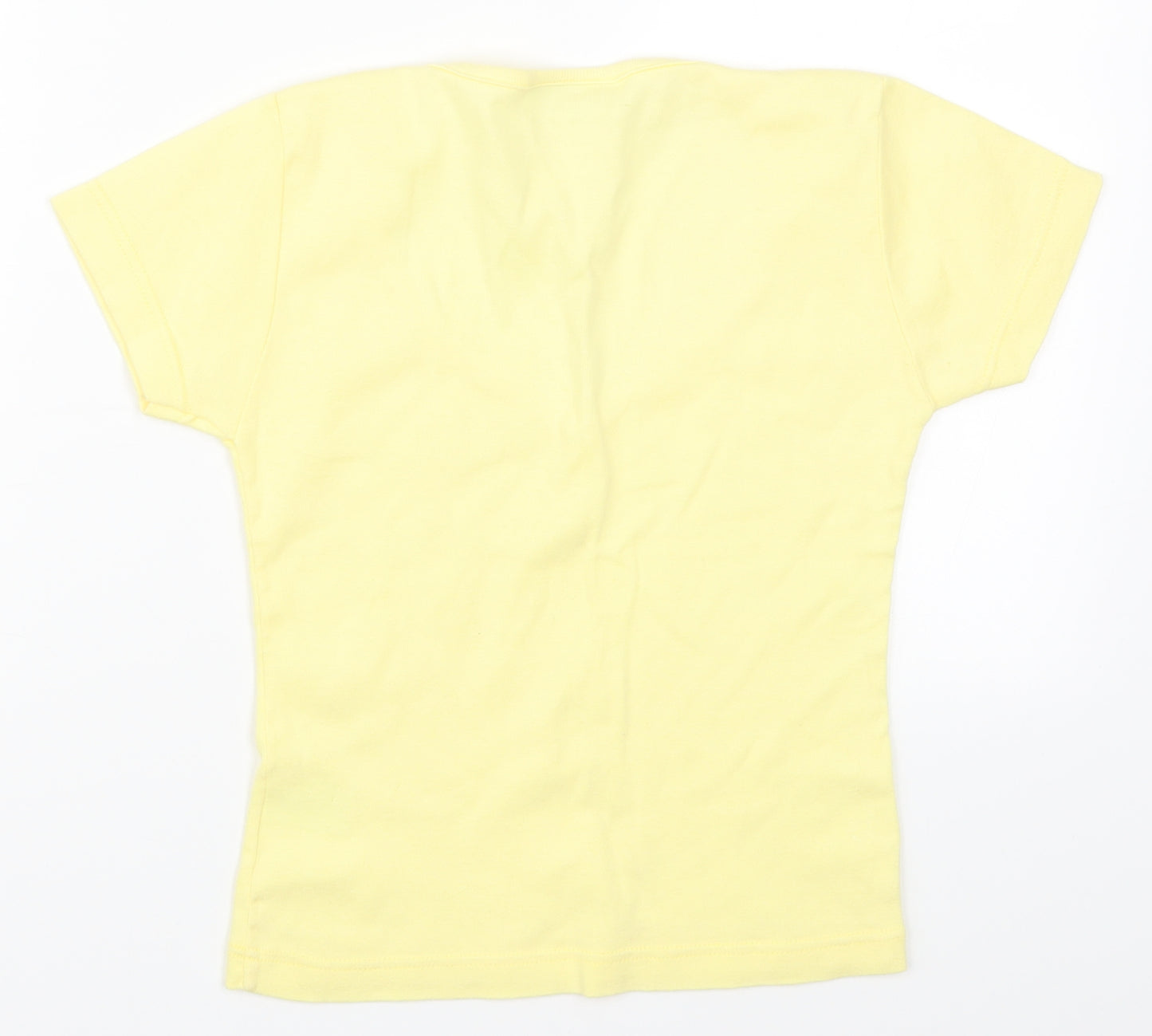 Miss Selfridge Womens Yellow   Basic T-Shirt Size 10