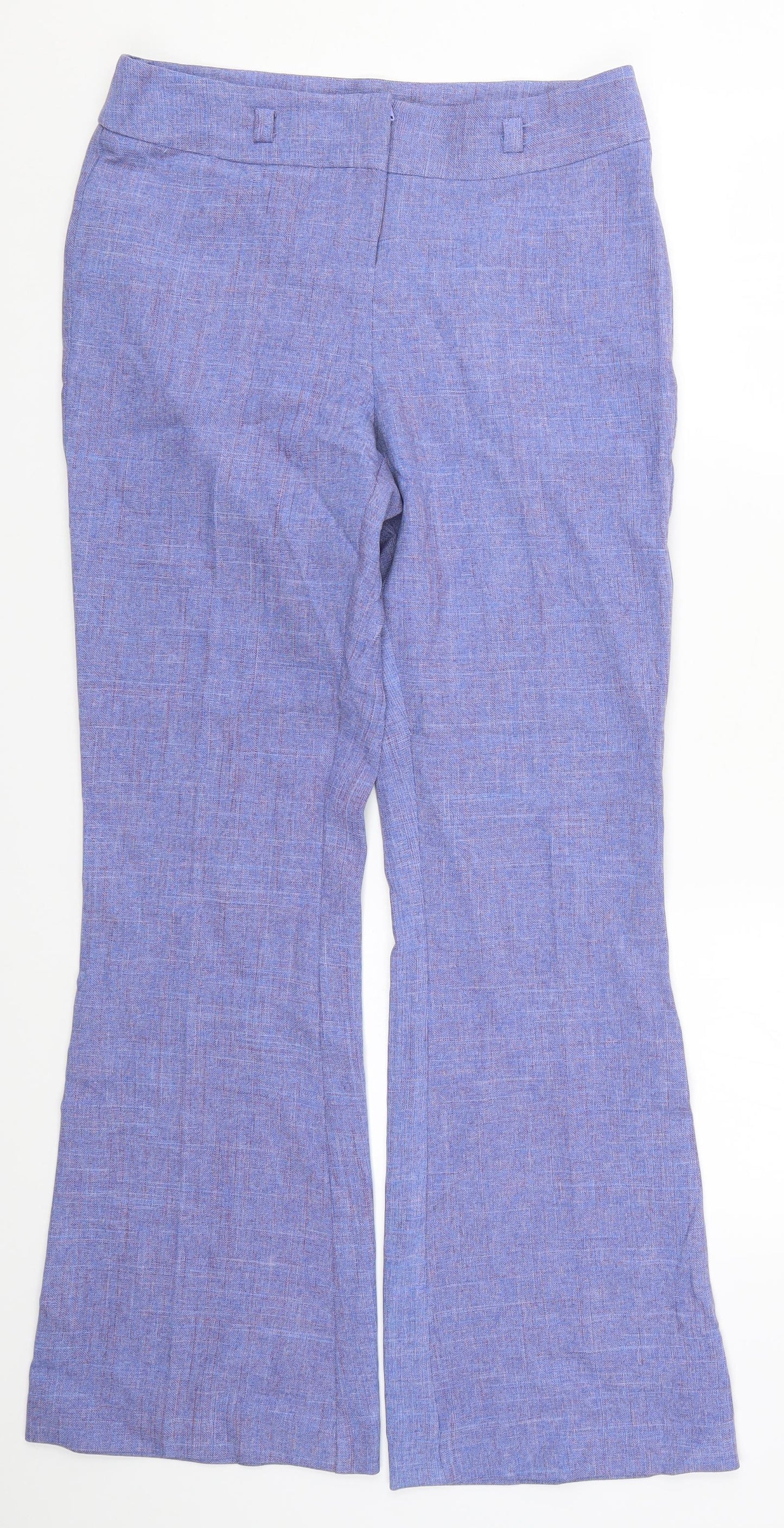 Look Womens Purple   Bloomer Trousers Size 12 L30 in