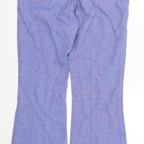 Look Womens Purple   Bloomer Trousers Size 12 L30 in