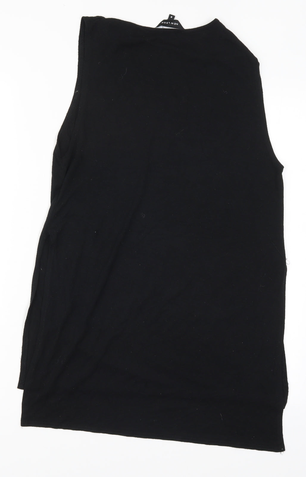 New Look Womens Black   Basic T-Shirt Size 8  - Brooklyn New York Berlin Tokyo