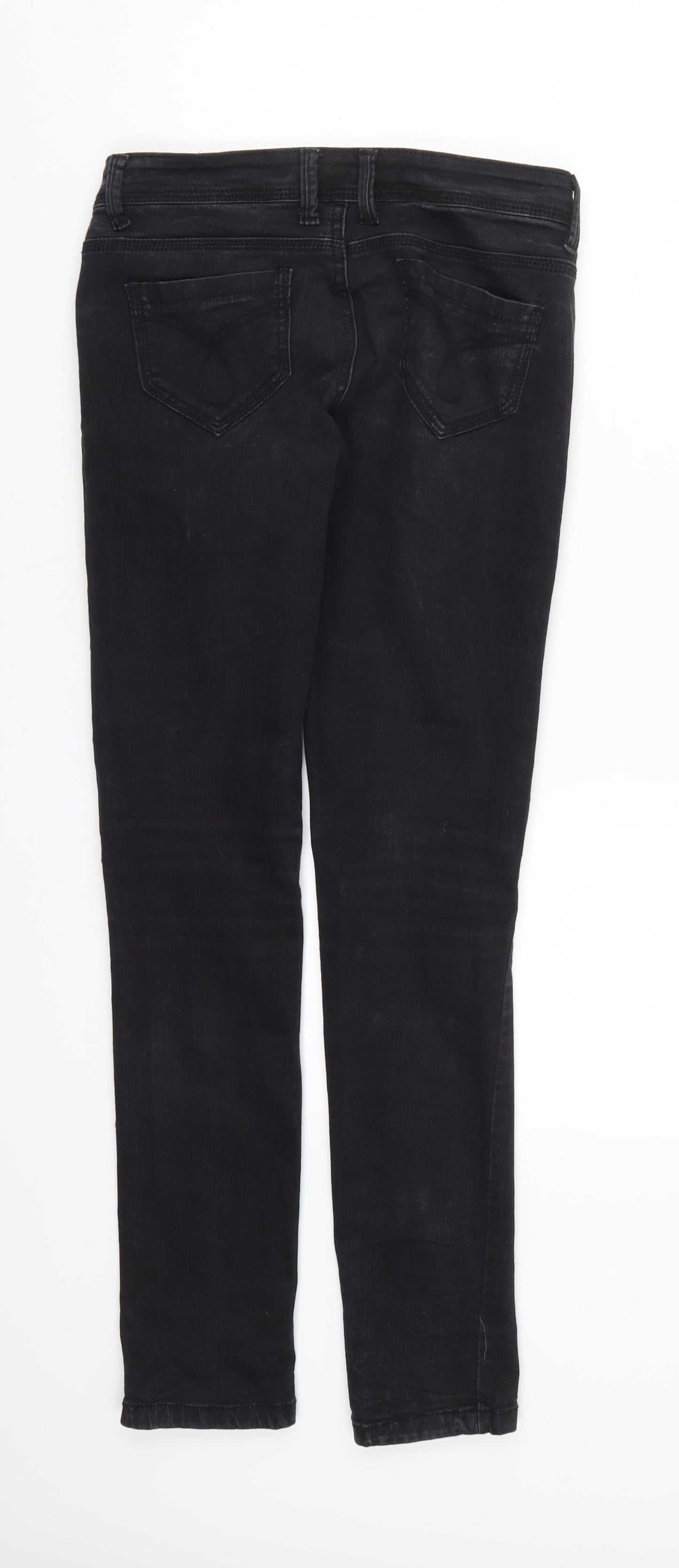 Denim Co Womens Black  Denim Skinny Jeans Size 8 L29 in