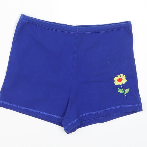 Preworn Womens Blue   Hot Pants Shorts Size 12 - Loungewear