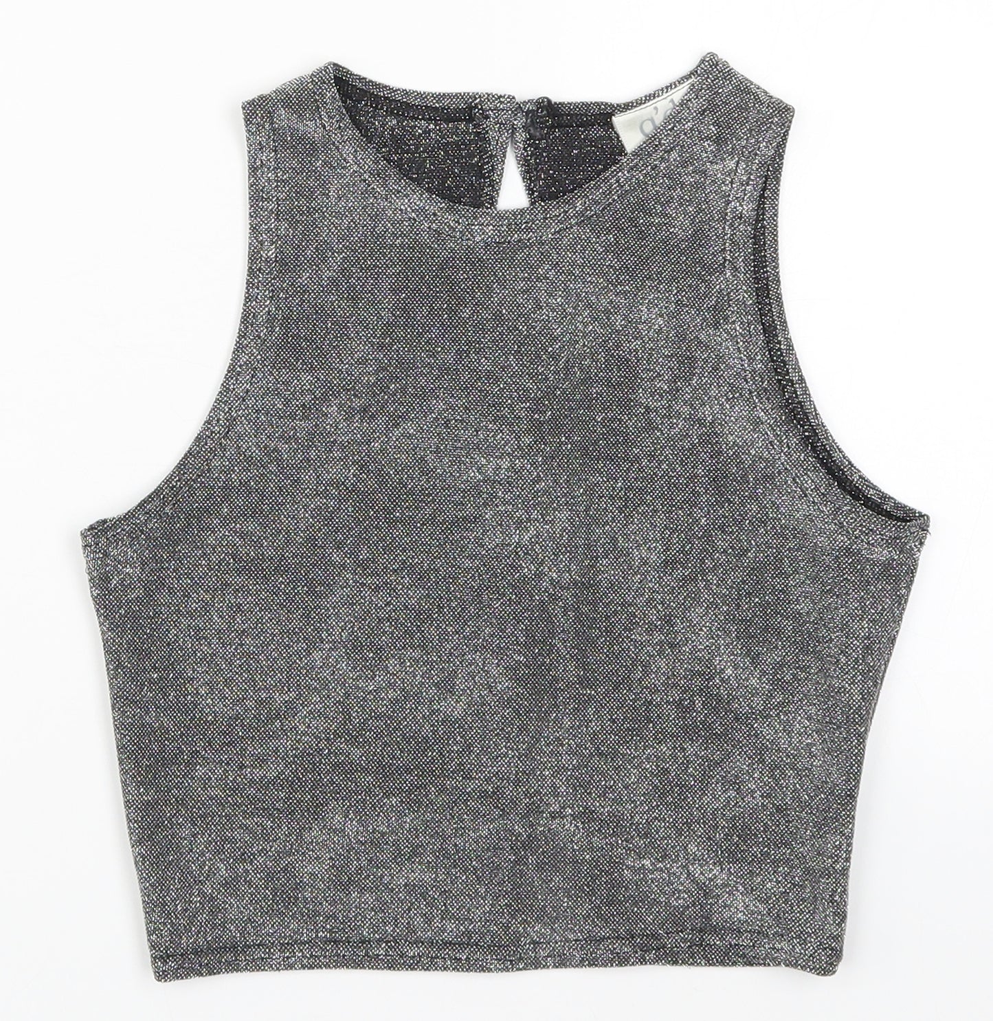 Qdos Womens Grey   Basic T-Shirt Size 10