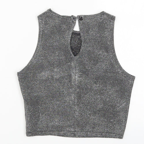 Qdos Womens Grey   Basic T-Shirt Size 10