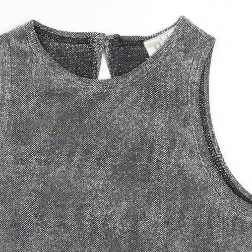 Qdos Womens Grey   Basic T-Shirt Size 10