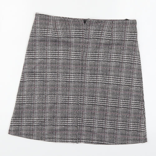 Dorothy Perkins Womens Purple Check  A-Line Skirt Size 8