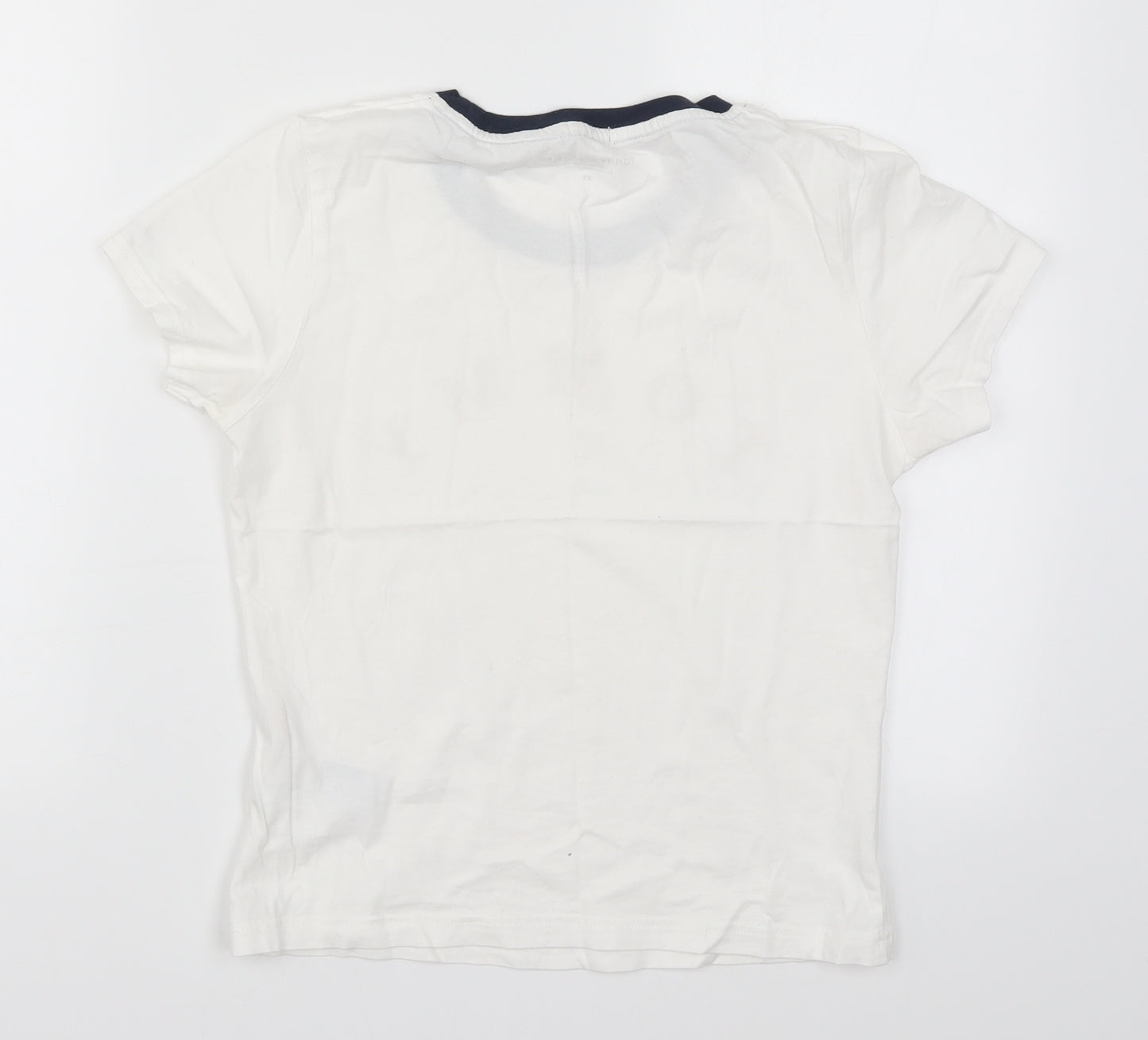 Tommy Womens White   Basic T-Shirt Size XS