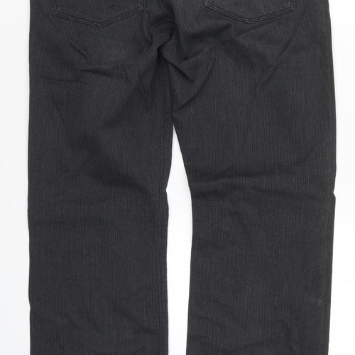 NEXT Mens Grey  Denim Straight Jeans Size 34 L31 in
