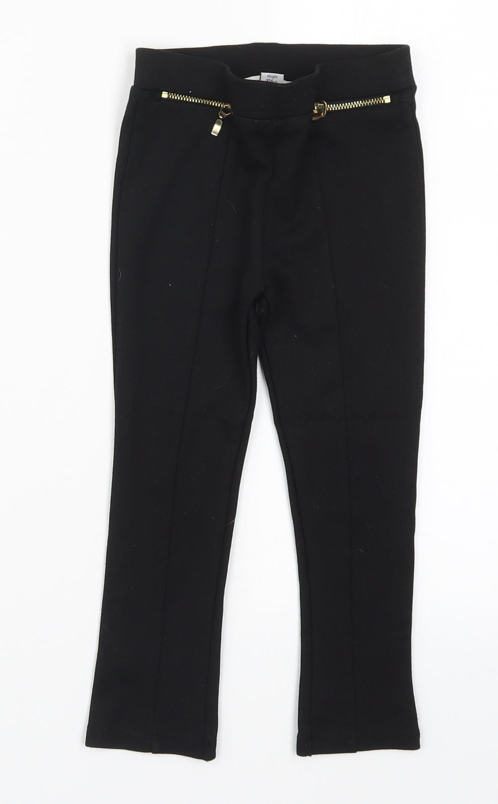 River Island Girls Black   Carrot Trousers Size 3-4 Years