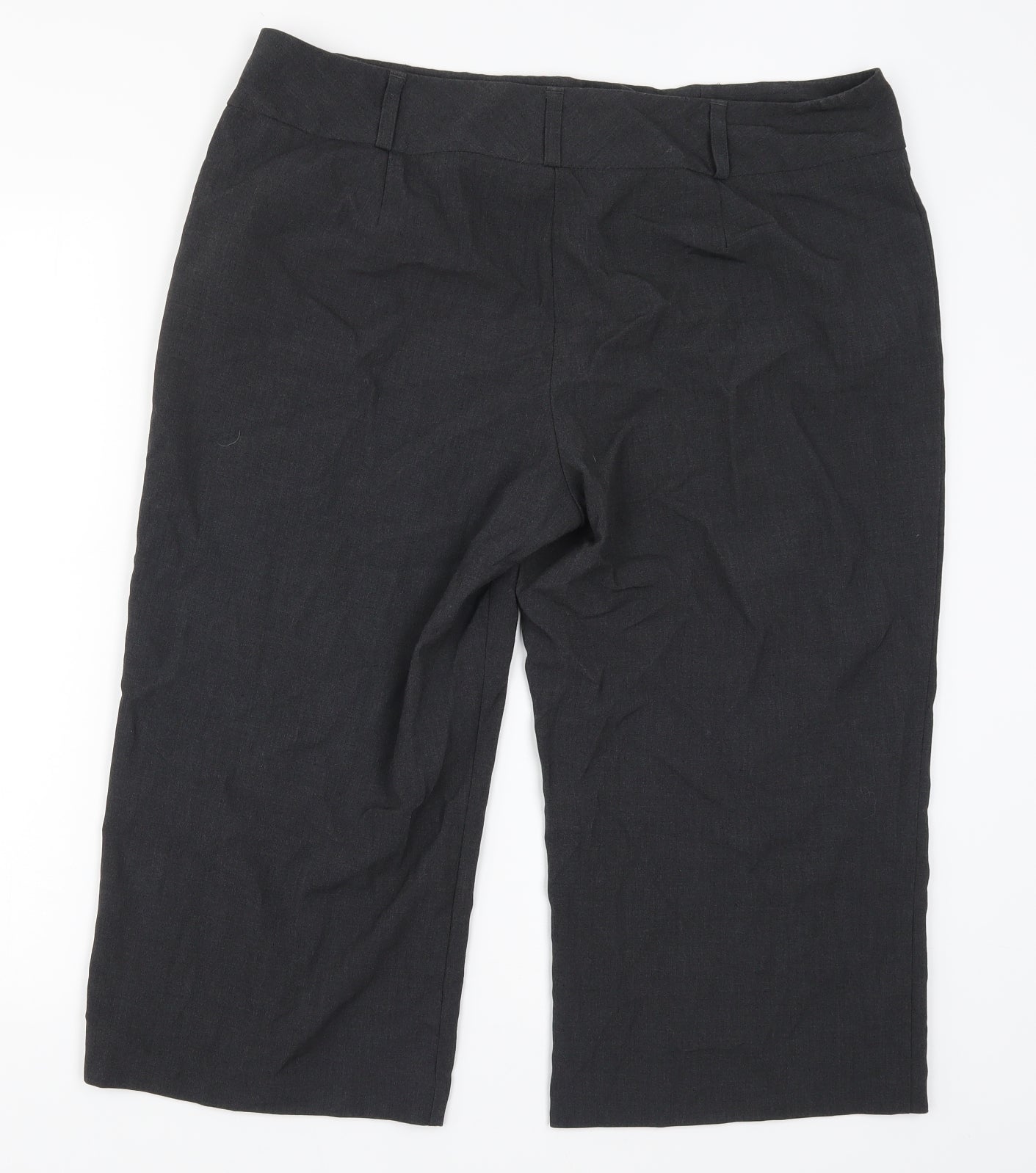 Marks and Spencer Womens Grey   Cropped Trousers Size 18