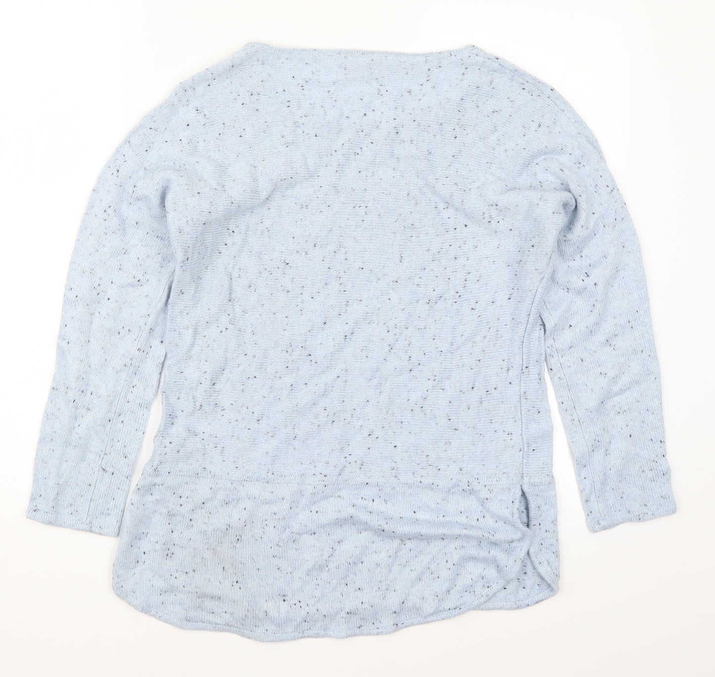 Suzanne Grae Womens Blue  Knit Pullover Jumper Size S