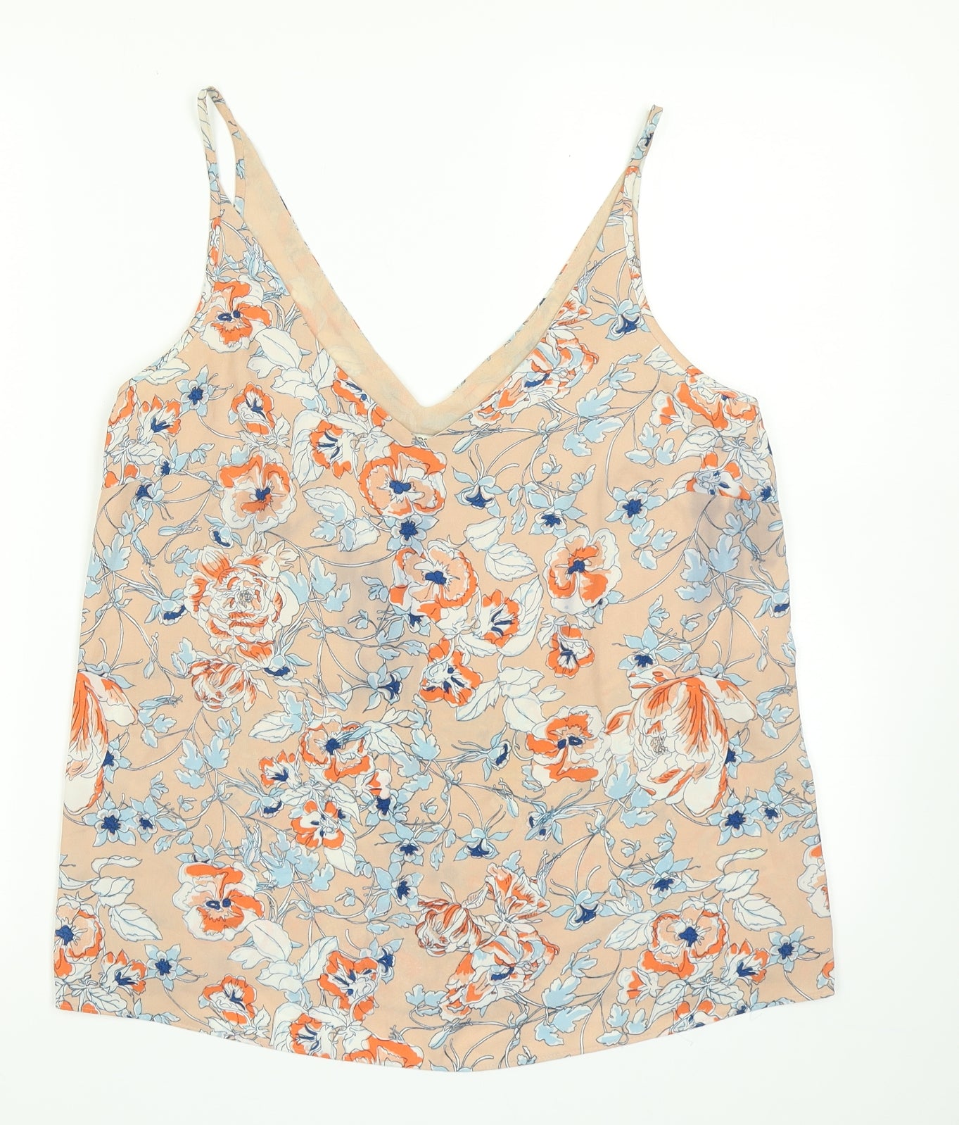 Papaya Womens Pink Floral  Camisole Blouse Size 14