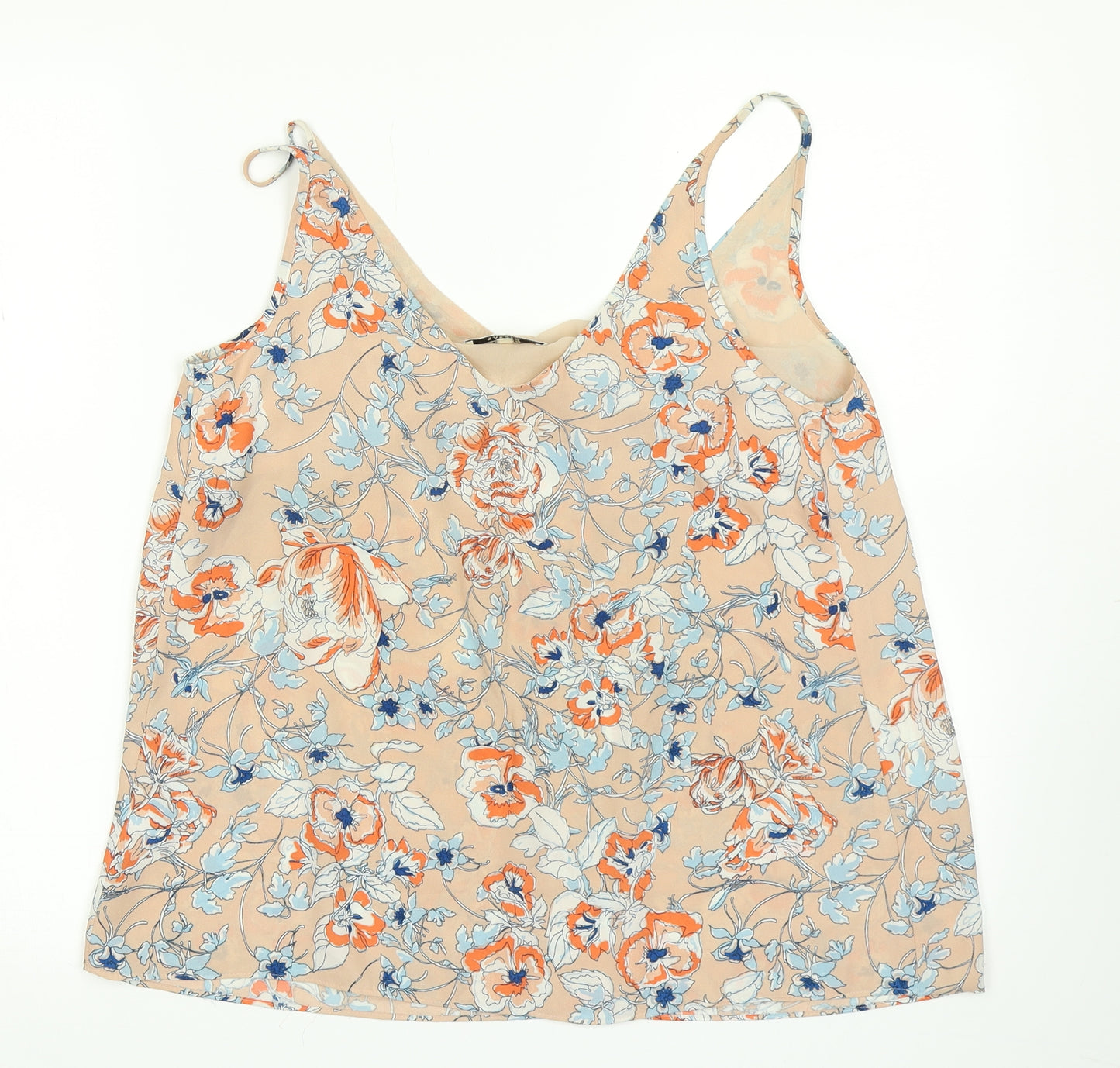 Papaya Womens Pink Floral  Camisole Blouse Size 14