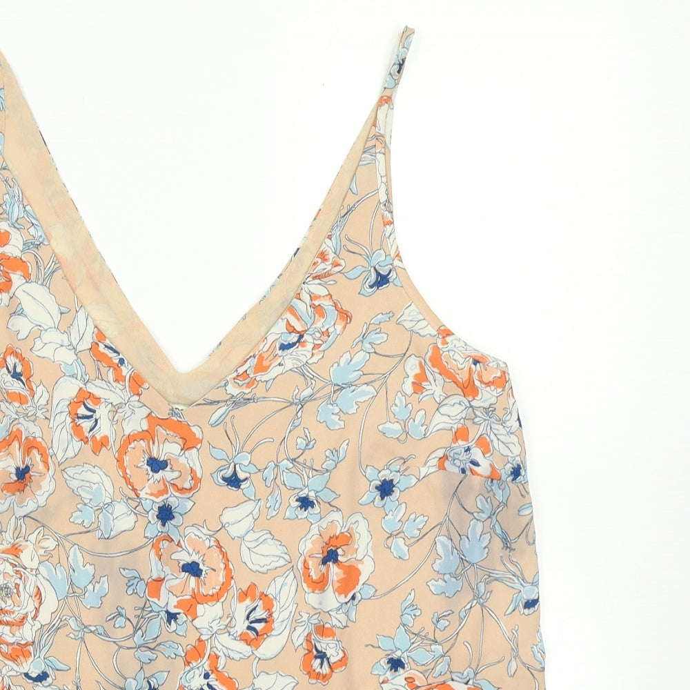 Papaya Womens Pink Floral  Camisole Blouse Size 14
