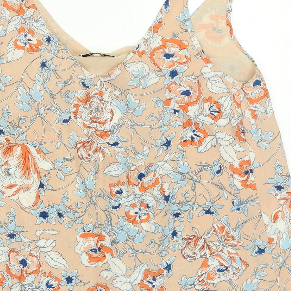 Papaya Womens Pink Floral  Camisole Blouse Size 14