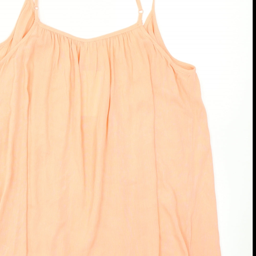 H&M Womens Orange   Camisole Blouse Size M
