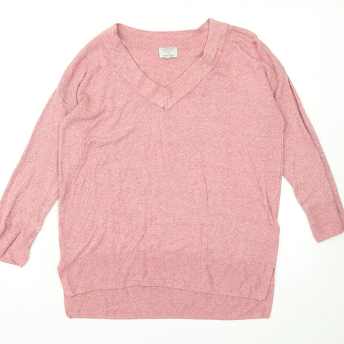 Monsoon Womens Pink  Knit Pullover Jumper Size S
