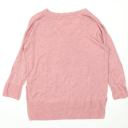 Monsoon Womens Pink  Knit Pullover Jumper Size S